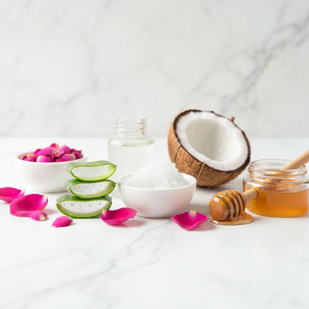 Natürliche Hautpflegeinhaltsstoffe